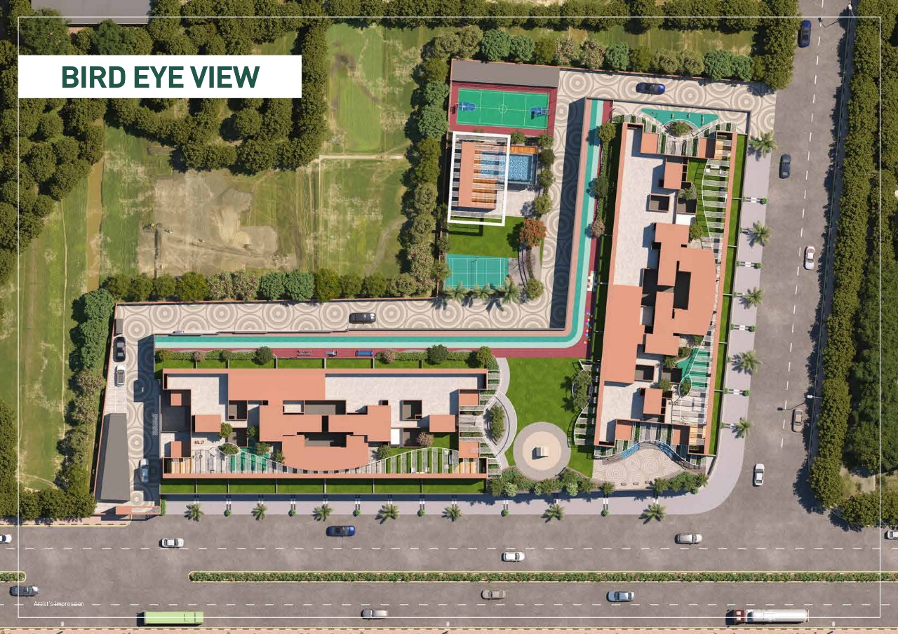 4 BHK Flats Layout of 121 Paradise